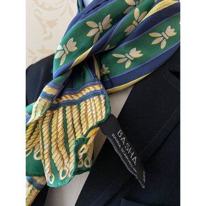 Basha Scarves 100% Silk Hand Rolled Scarf Stunning